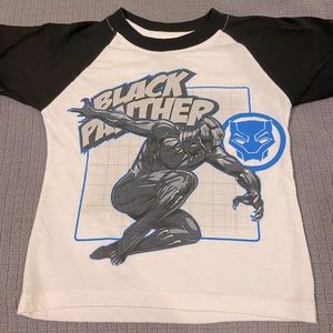 2T Black Panther Marvel T-Shirt